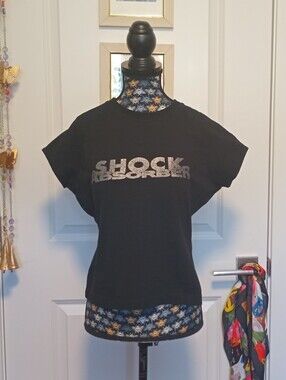 Shock Absorber brand black tee shirt
